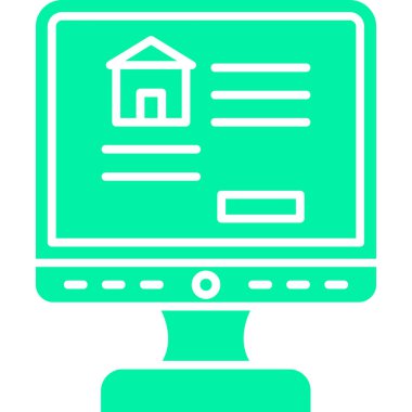 Ev simgesi vektör illüstrasyonu