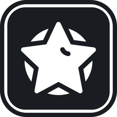 yıldız simgesi vektör illüstrasyonu