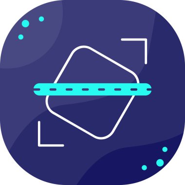 Uygulama için özet biçiminde modern vektör simgesi.