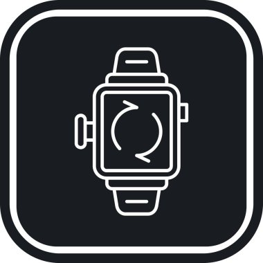 izle simge vektör illüstrasyonu