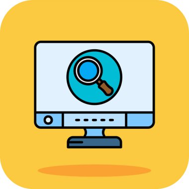 arama simgesi vektör çizimi tasarımı