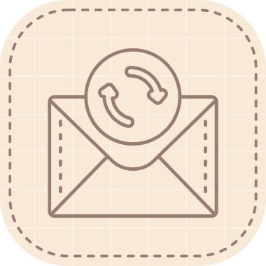 e- posta simgesi vektör illüstrasyonu