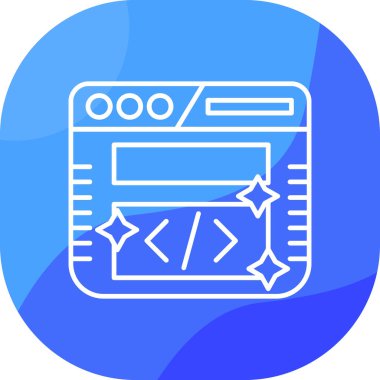 Kodlama kodlama kodu simgesi