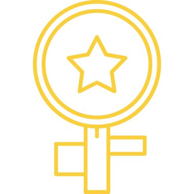 Bir dişi yıldızın vektör çizimi