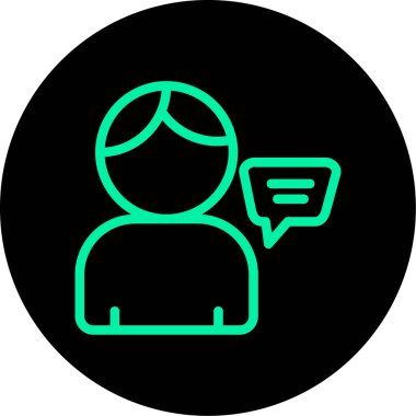 Geribildirim simgesi işaret vektörü çizimi 