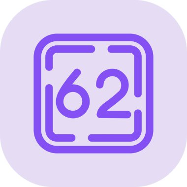 Tek izole edilmiş simgenin vektör illüstrasyonu