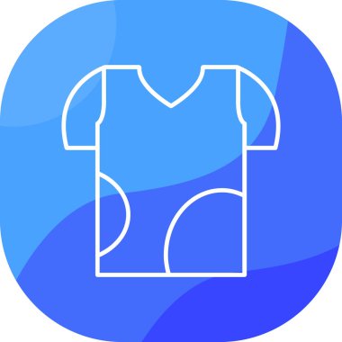 Kıyafetler. Web simgesi basit illüstrasyon