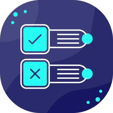 onay listesi simgesini. vektör çizim