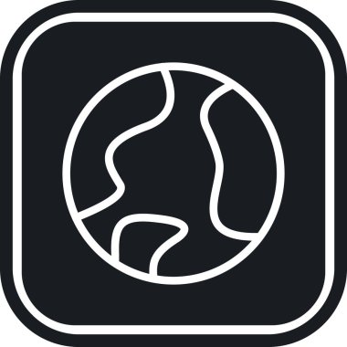 toprak simgesi, vektör illüstrasyonu