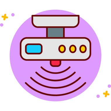 Uydu. Web simgesi basit illüstrasyon