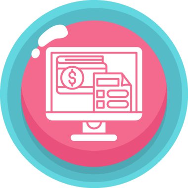 seo modern simgesinin vektör illüstrasyonu