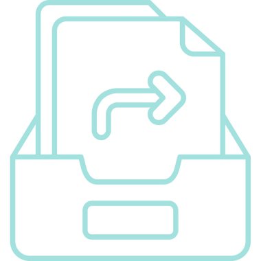 vektör dizin simgesi, basit illüstrasyon