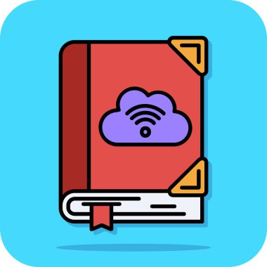 Bulut hesaplama teknolojisi vektör illüstrasyon tasarımı