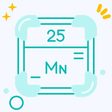 Modern bir simge tasarımının vektör illüstrasyonu