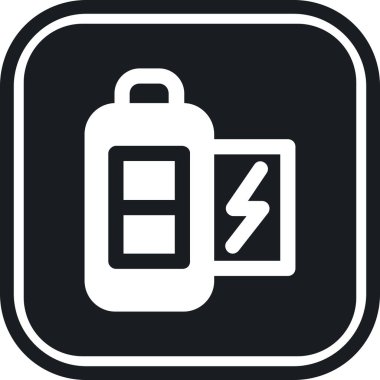 pil simgesi, vektör illüstrasyonu