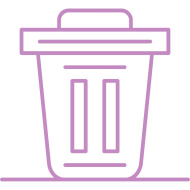 Çöp tenekesi. Basit tasarım