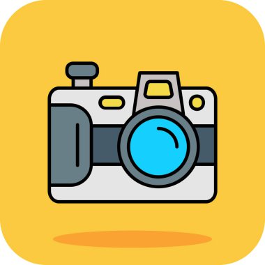 Fotoğraf makinesi ve fotoğraf makinesi.