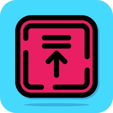 Kişisel ve ticari kullanım için yön ok simgesi