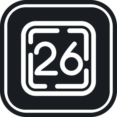 Moda biçimi izole edilmiş arkaplanda takvim simgesi