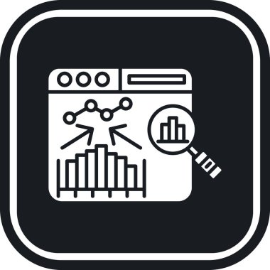 Veri analizi vektör illüstrasyonu