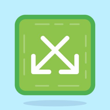 Gölge simgesi ve mobil uygulama laktozsuz düz