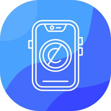 mobil uygulama. Web simgesi basit illüstrasyon