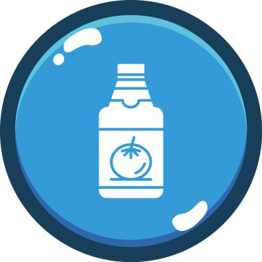 Yağ. Web simgesi basit illüstrasyon