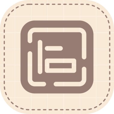 Modern b 'nin vektör illüstrasyonu eksik simgesi