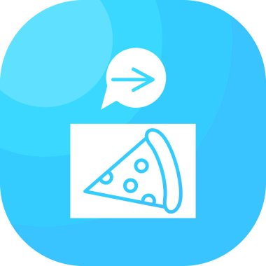 Gıda simgesinin vektör illüstrasyonu