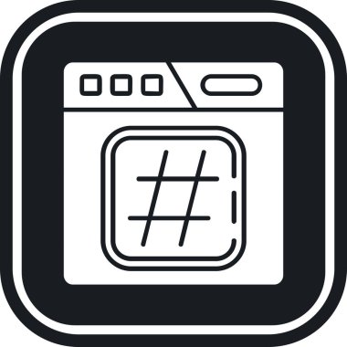 Bir smartphone simge vektör çizim