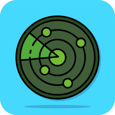 hedef simge, vektör illüstrasyonu