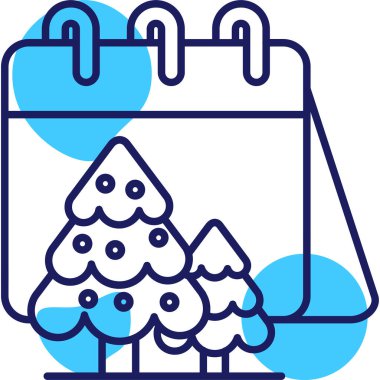 vector illustration of a forest icon