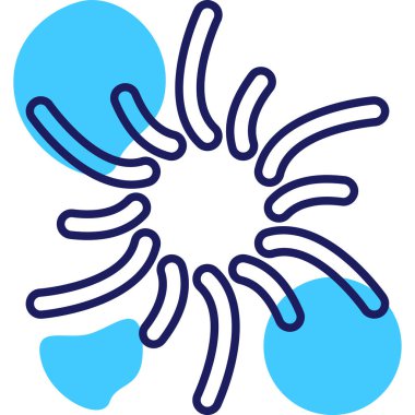 Virüs. Web simgesi basit illüstrasyon