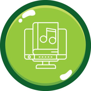 Modern b 'nin vektör illüstrasyonu bilgisayarın simgesinden yoksun