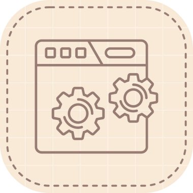 Vektör illüstrasyonu, simge ögesi biçimi