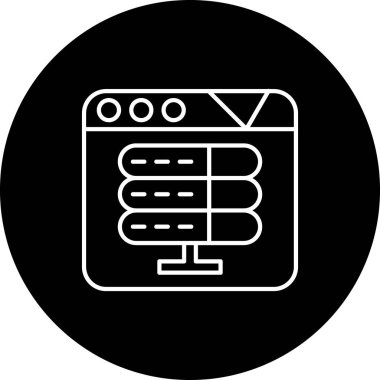 seo modern simgesinin vektör illüstrasyonu