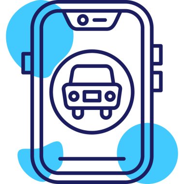 mobil uygulama simgesi, vektör illüstrasyonu