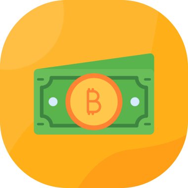 Bitcoin para vektör simgesi