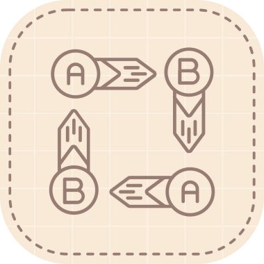 Vektör illüstrasyonu, simge ögesi arkaplanı