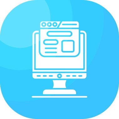 Taslak biçiminde tarayıcı bilgisayar internet simgesi