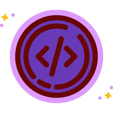 Şifre. Web simgesi basit illüstrasyon