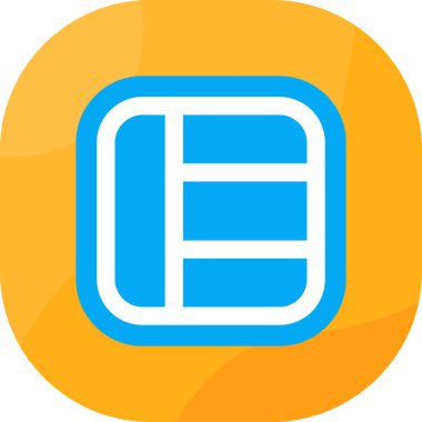 Kitap. Web simgesi basit illüstrasyon