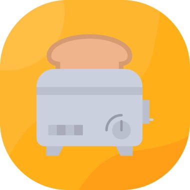 Düz biçimli elektrikli fırın simgesi