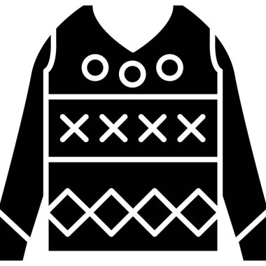 Süveter. Web simgesi basit illüstrasyon