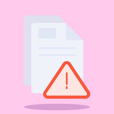 uyarı işareti vektör illüstrasyonu