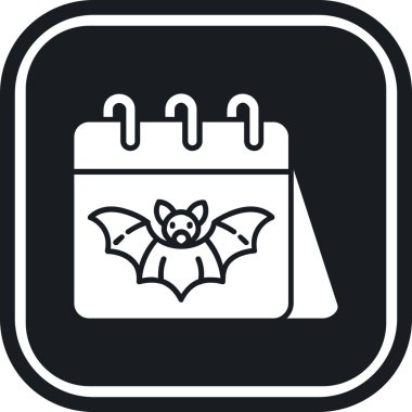 Takvim simgesinin vektör illüstrasyonu