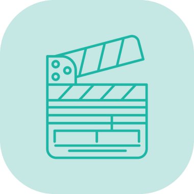 video. Web simgesi basit illüstrasyon