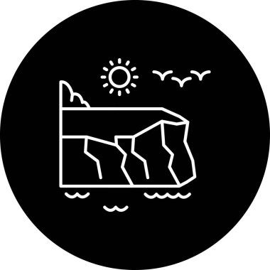 Modern ikon susuzluğunun vektör çizimi