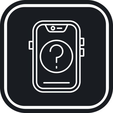 Soru simgesi işaret vektör illüstrasyonu 