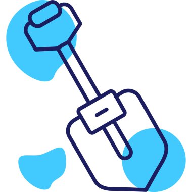 Kürek kürek kürek ikonu